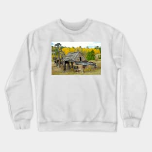 Abandoned Mine in Autumn Crewneck Sweatshirt